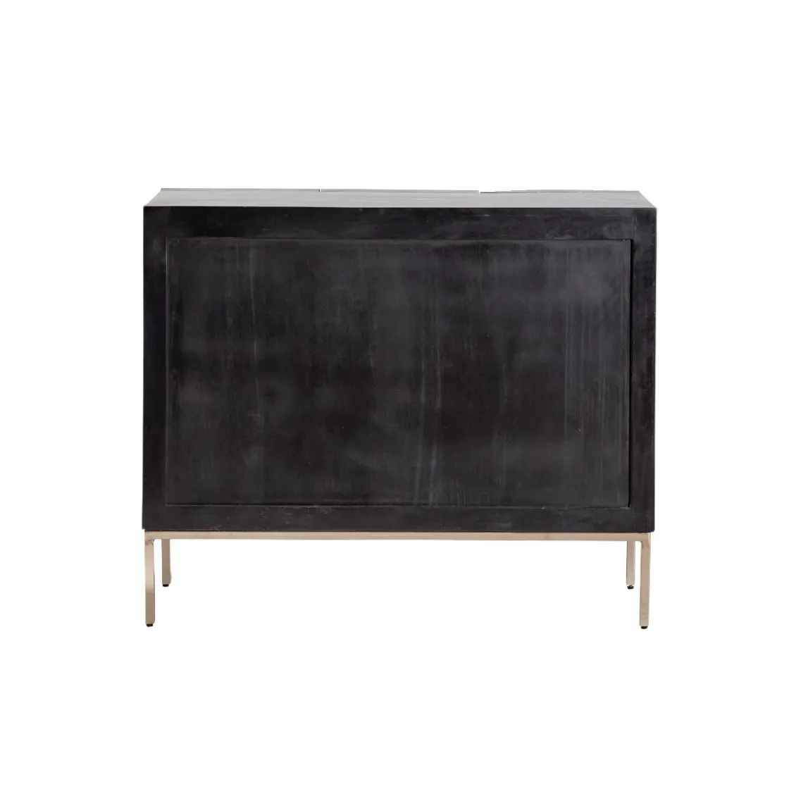Made in Meubles Buffet<Petit buffet en bois de manguier noir Tristan
