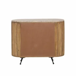 Made in Meubles Buffet<Petit buffet en bois de manguier et terrazzo Ambrine