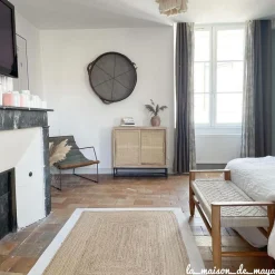 Made in Meubles Buffet<Petit buffet en bois de manguier et cannage Rim