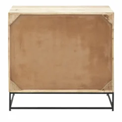 Made in Meubles Buffet<Petit buffet en bois de manguier et cannage Rim