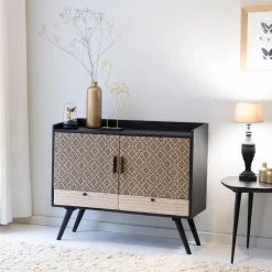 Made in Meubles Buffet<Petit buffet en bois de manguier Capri