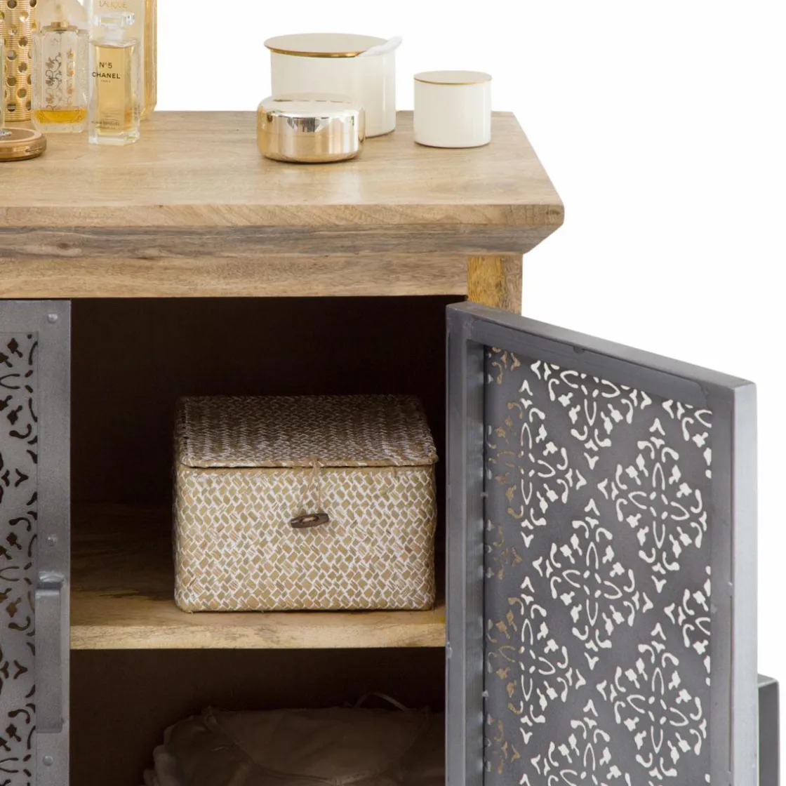Made in Meubles Buffet<Petit buffet en bois de manguier Sahara