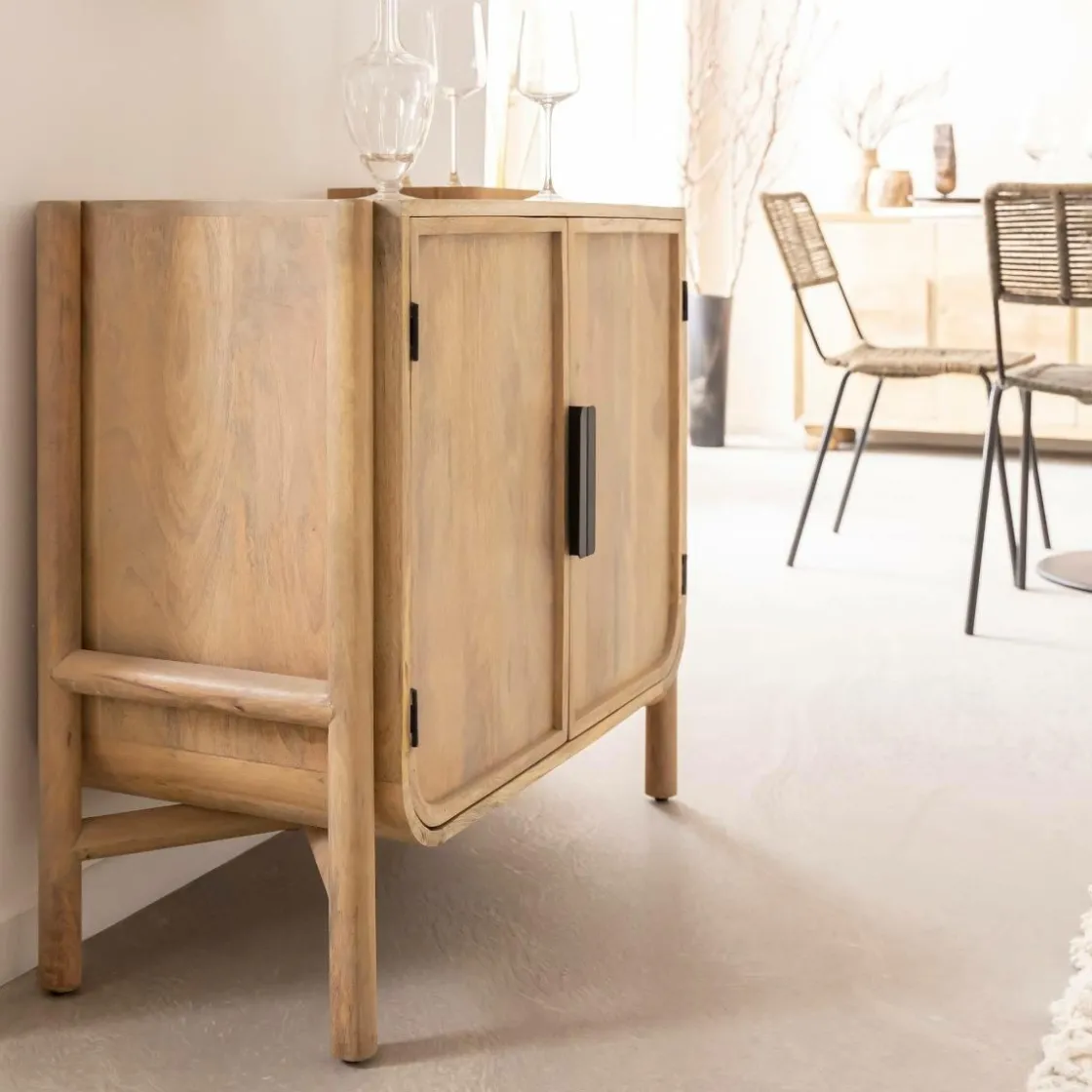 Made in Meubles Buffet<Petit buffet en bois de manguier Nova