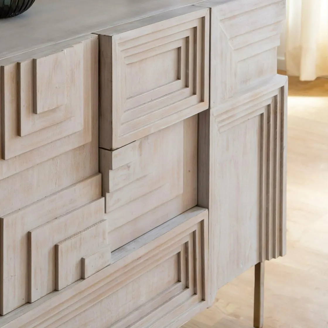 Made in Meubles Buffet<Petit buffet en bois de manguier Tristan