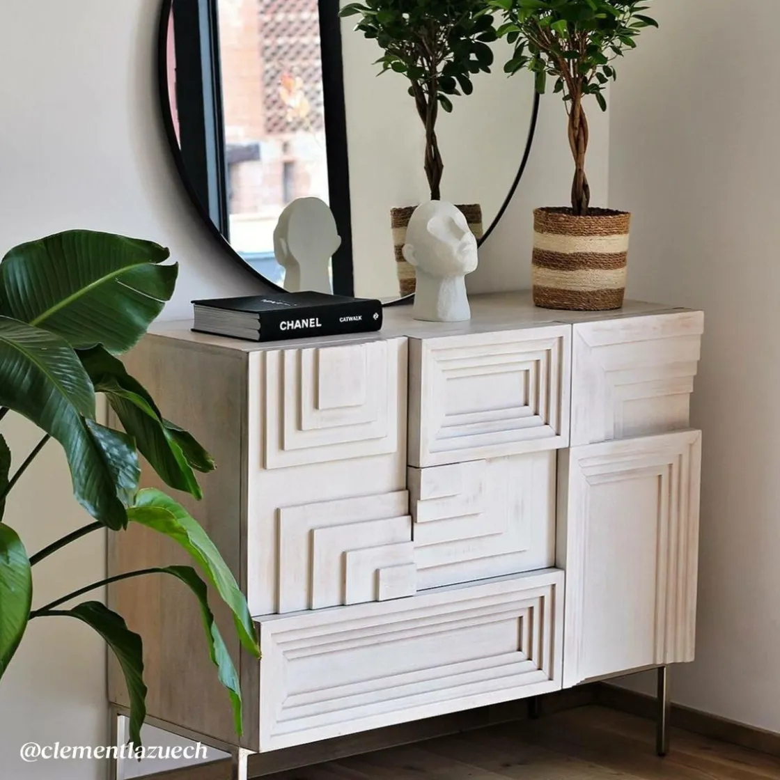 Made in Meubles Buffet<Petit buffet en bois de manguier Tristan