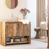 Made in Meubles Meuble Sous Vasque<Petit meuble sous vasque en bois recyclé Naël