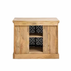 Made in Meubles Meuble Sous Vasque<Petit meuble sous vasque en bois de manguier Sahara