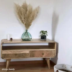 Made in Meubles Meuble Tv<Petit meuble TV en bois de manguier Maëva