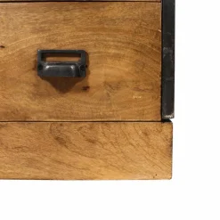 Made in Meubles Bibliothèque<Petite bibliothèque en métal et bois de manguier Marcel