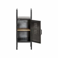 Made in Meubles Colonne|Meuble De Rangement<Petite colonne en métal noir Abel