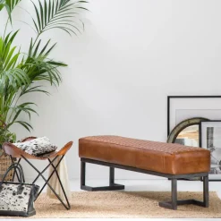 Made in Meubles Décoration<Pochette en cuir et peau de vache, noir et blanc