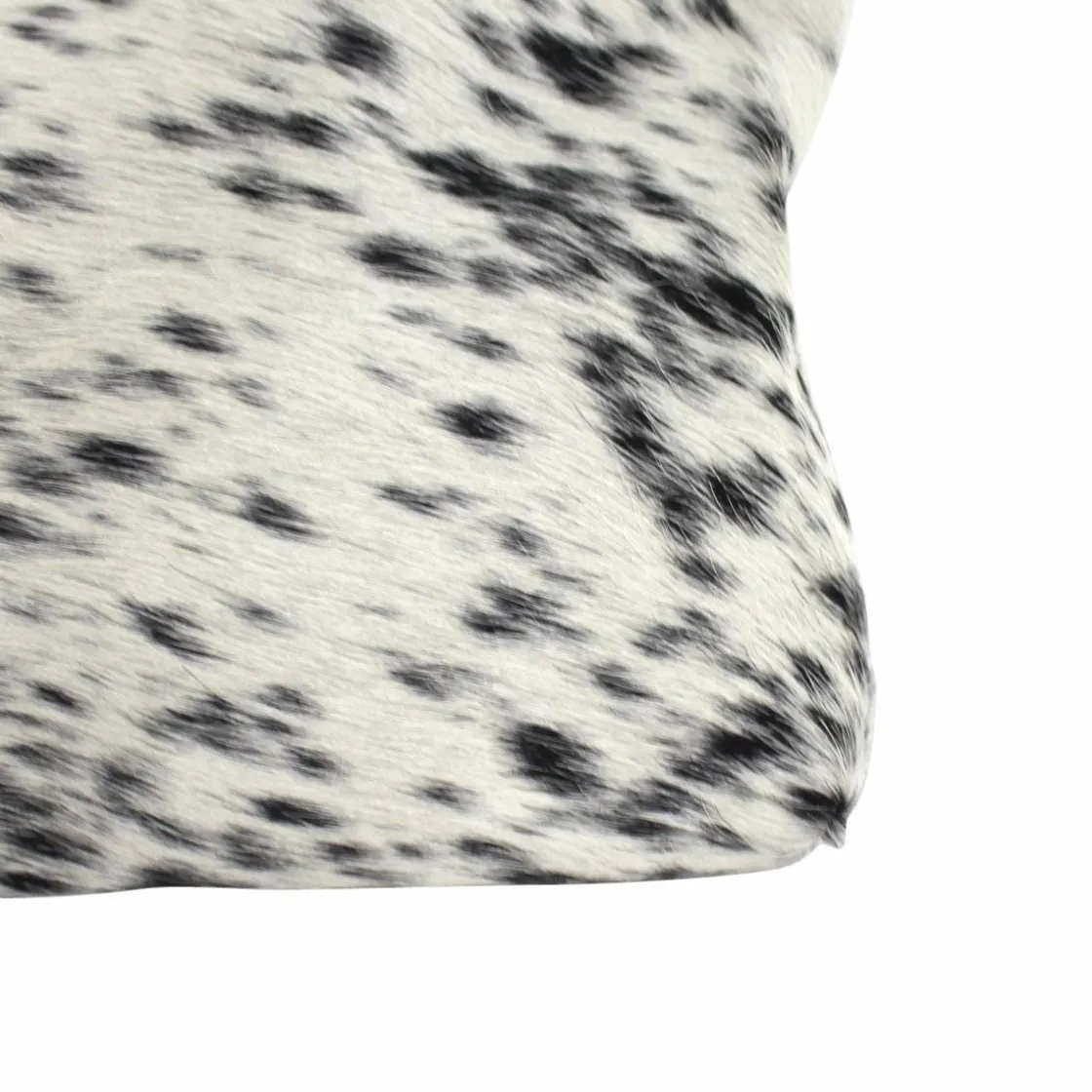 Made in Meubles Décoration<Pochette en cuir et peau de vache, noir et blanc