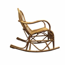 Made in Meubles Fauteuil<Rocking chair de jardin en rotin Rattan