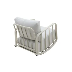 Made in Meubles Chaise De Jardin<Rocking chair en aluminium pour jardin couleur taupe Zion