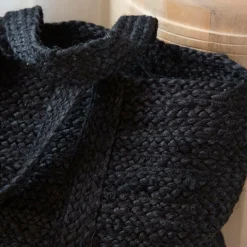 Made in Meubles Décoration<Sac à  buches noir Marlon