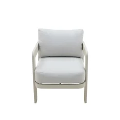 Made in Meubles Salon De Jardin<Salon de jardin en aluminium taupe Loréa