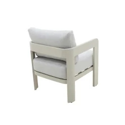 Made in Meubles Salon De Jardin<Salon de jardin en aluminium taupe Loréa