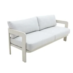 Made in Meubles Salon De Jardin<Salon de jardin en aluminium taupe Loréa