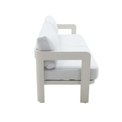 Made in Meubles Salon De Jardin<Salon de jardin en aluminium taupe Loréa