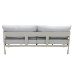 Made in Meubles Salon De Jardin<Salon de jardin en aluminium taupe Loréa