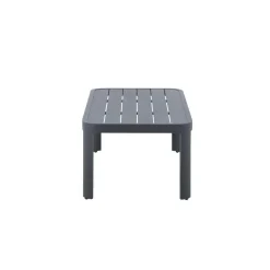 Made in Meubles Salon De Jardin<Salon de jardin en aluminium gris foncé Loréa