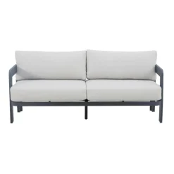 Made in Meubles Salon De Jardin<Salon de jardin en aluminium gris foncé Loréa