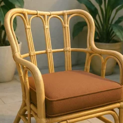 Made in Meubles Salon De Jardin<Salon de jardin en rotin terracotta Rattan