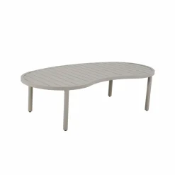 Made in Meubles Salon De Jardin<Salon de jardin haricot en aluminium taupe Zion