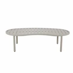 Made in Meubles Salon De Jardin<Salon de jardin haricot en aluminium taupe Zion