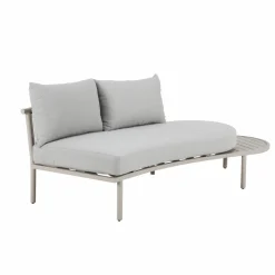 Made in Meubles Salon De Jardin<Salon de jardin haricot en aluminium taupe Zion