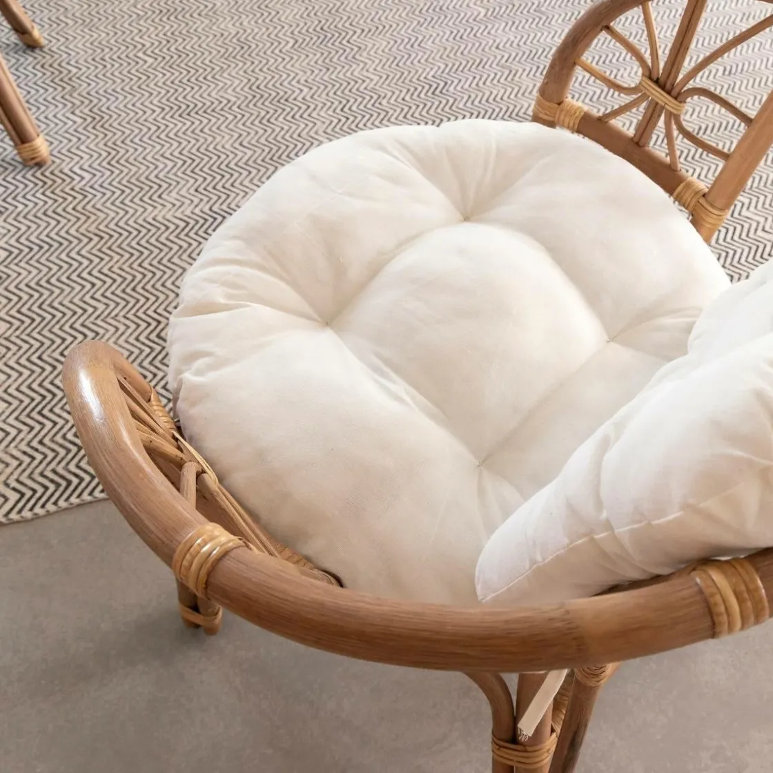 Made in Meubles Canapé<Salon en rotin 4 places Rattan