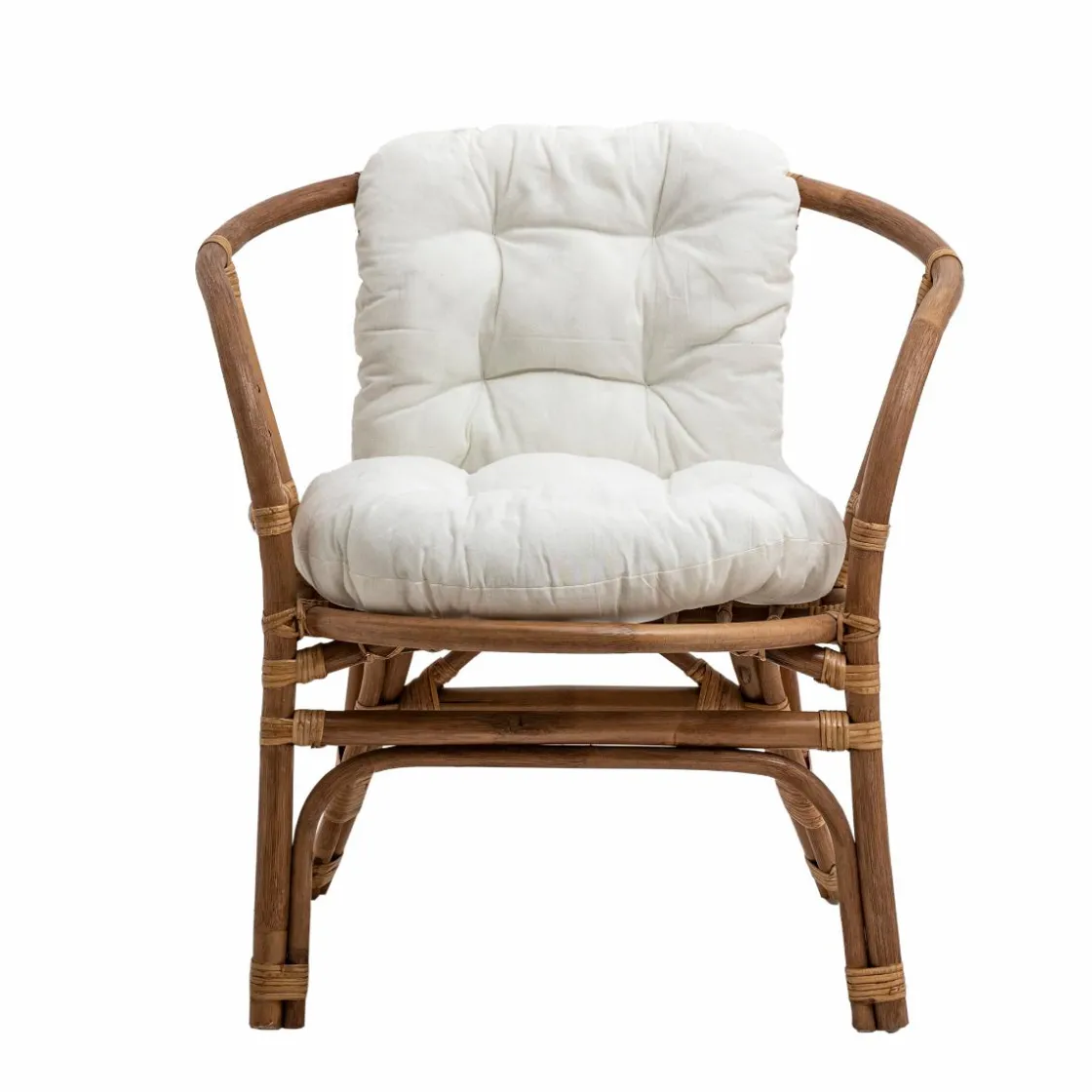 Made in Meubles Canapé<Salon en rotin 4 places Rattan