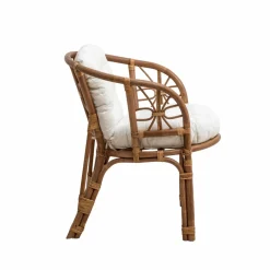 Made in Meubles Canapé<Salon en rotin 4 places Rattan