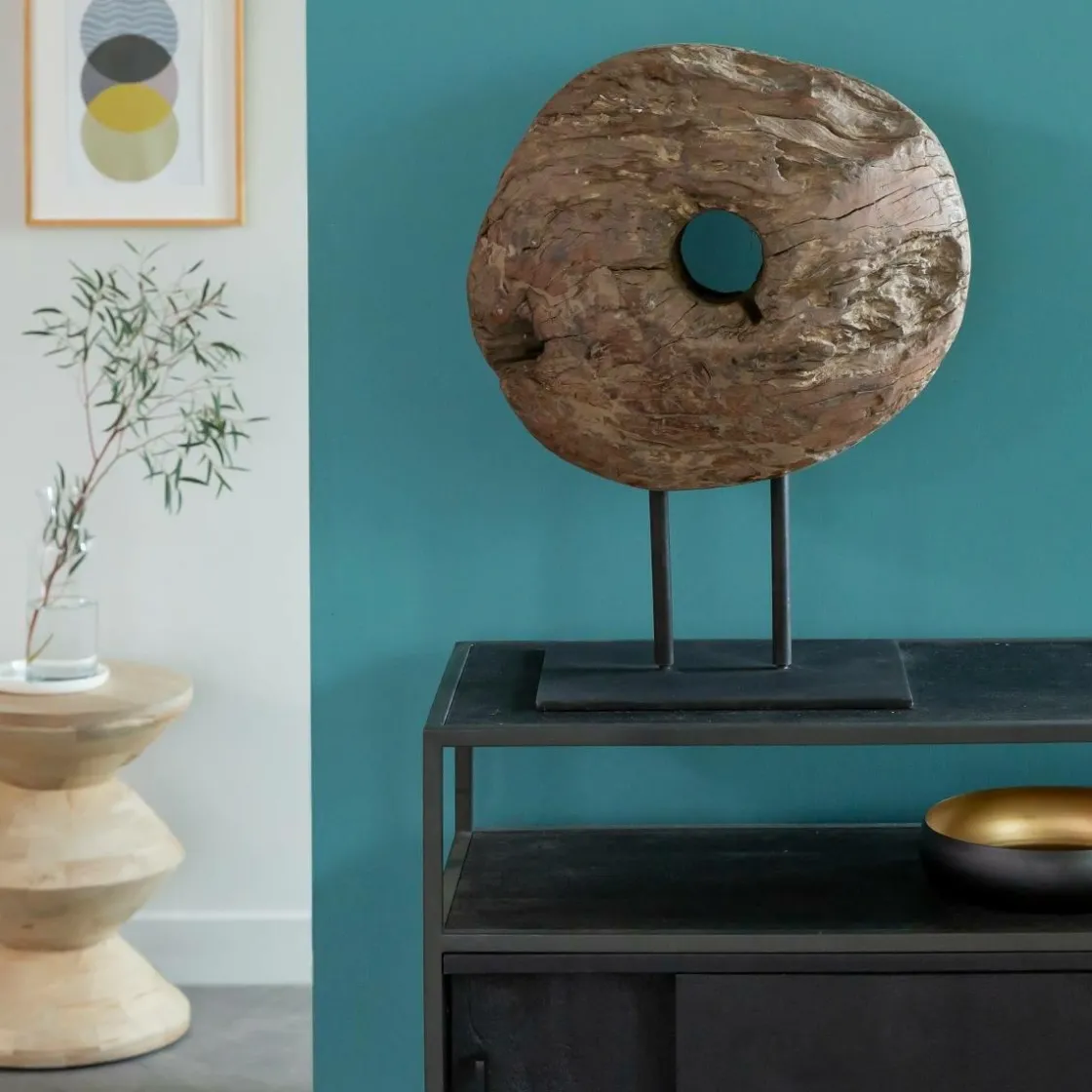 Made in Meubles Décoration<Sculpture en bois et métal Fannie