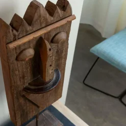 Made in Meubles Décoration<Sculpture visage en bois Liséa