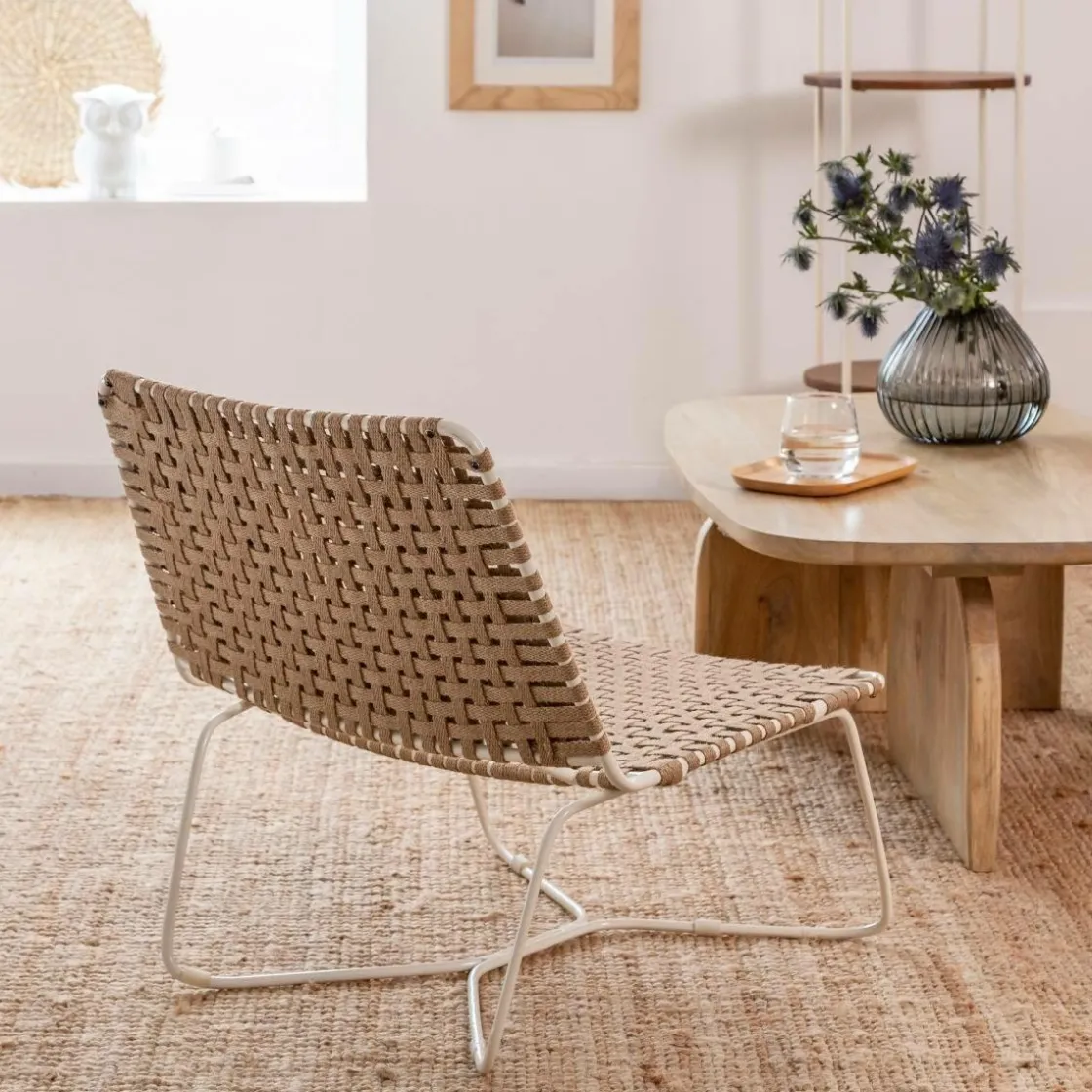 Made in Meubles Table Basse<Set de 2 tables basses en bois de manguier Tom