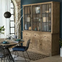 Made in Meubles Suspension<Suspension ajourée en métal noir Félix