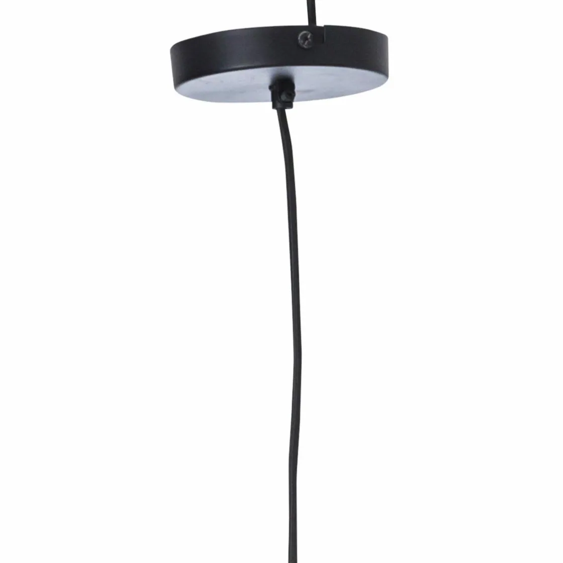 Made in Meubles Suspension<Suspension ajourée en métal noir Félix