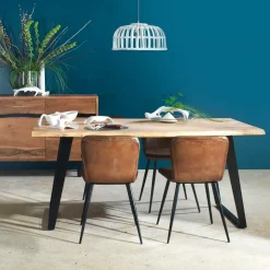 Made in Meubles Suspension<Suspension blanche en bambou Rattan