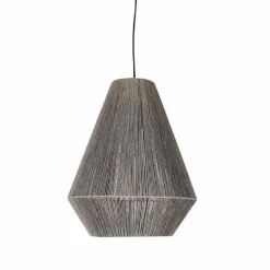 Made in Meubles Suspension<Suspension corde en papier gris Antonin