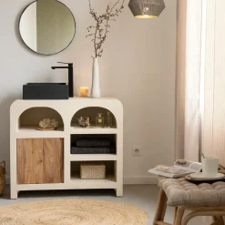 Made in Meubles Suspension<Suspension corde en papier gris Antonin