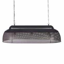 Made in Meubles Suspension<Suspension en métal noire intérieur doré Clémence