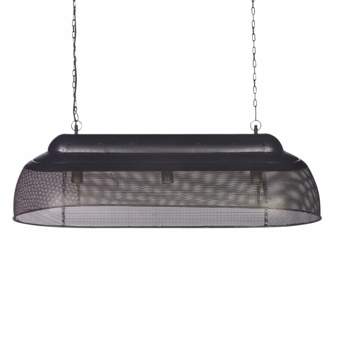 Made in Meubles Suspension<Suspension en métal noire intérieur doré Clémence