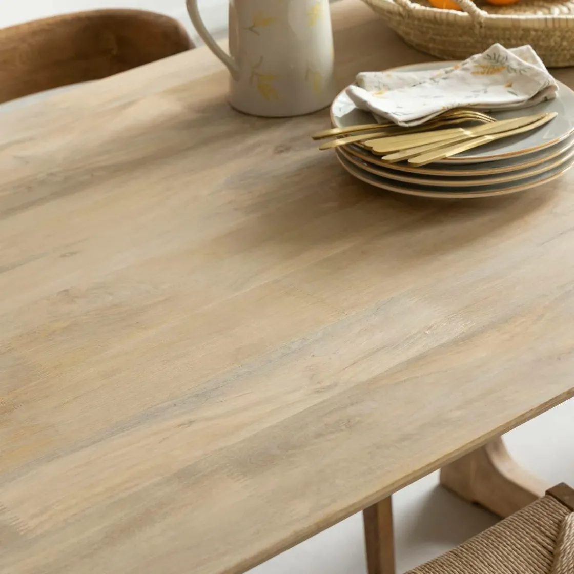 Made in Meubles Table À Manger<Table à manger en bois de manguier Anastasia