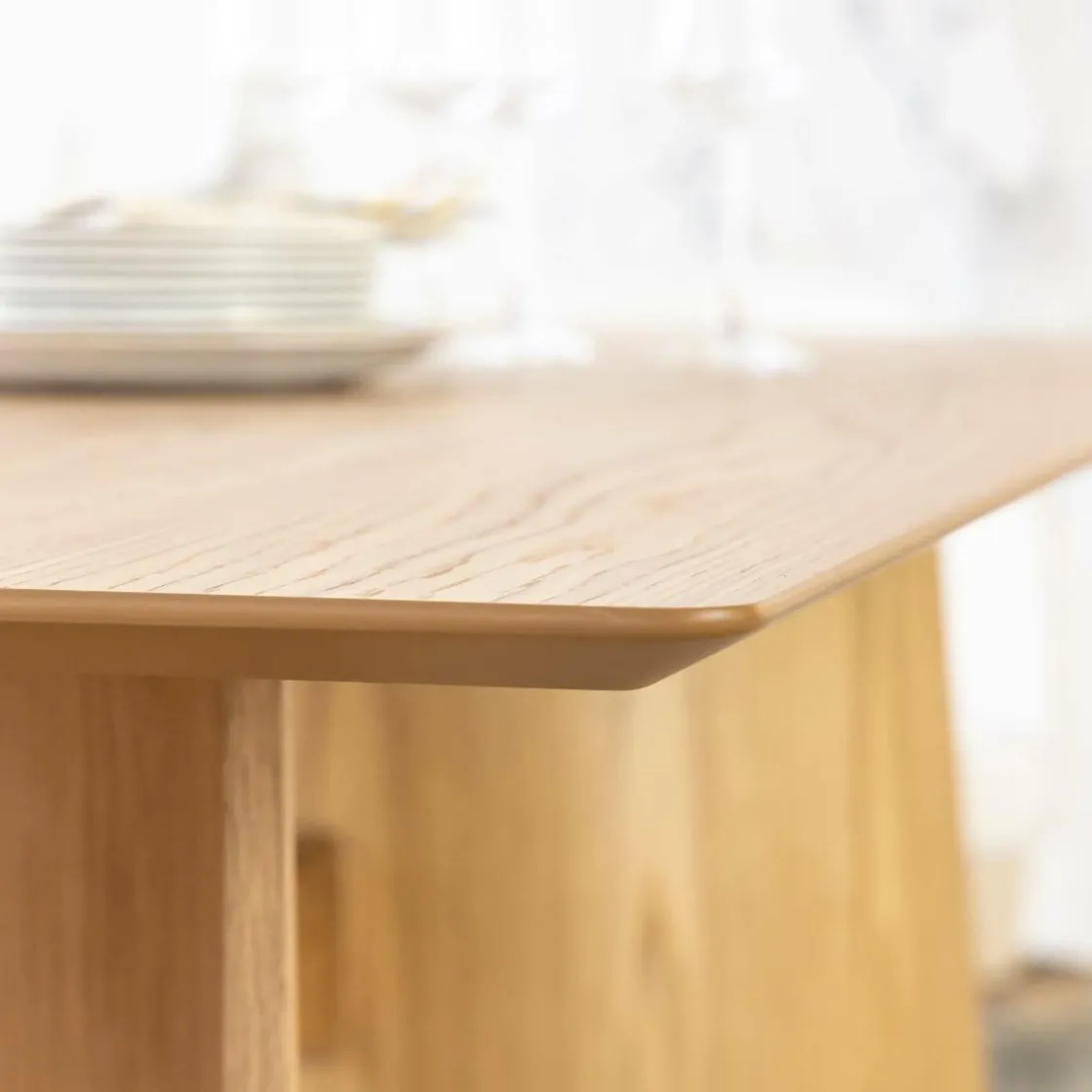 Made in Meubles Table À Manger<Table à manger en bois de chêne Almaric