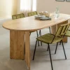 Made in Meubles Table À Manger<Table à manger ovale en bois d'acacia Elwen