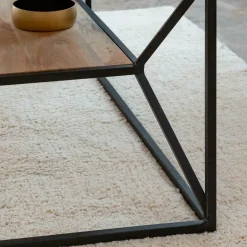 Made in Meubles Table Basse<Table basse à  double plateau en bois d'acacia Flavia