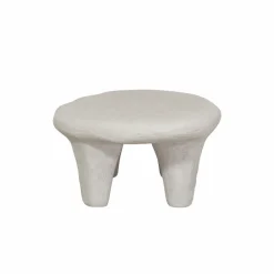 Made in Meubles Table Basse<Table basse blanche en bois effet béton Danaé