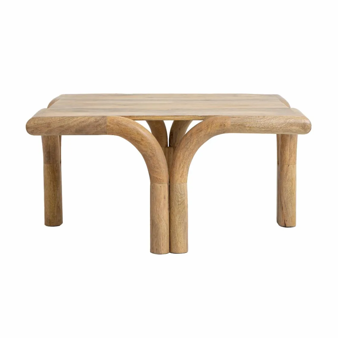 Made in Meubles Table Basse<Table basse carré en bois de manguier Zola