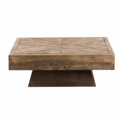 Made in Meubles Table Basse<Table basse carrée en bois recyclé Blaise